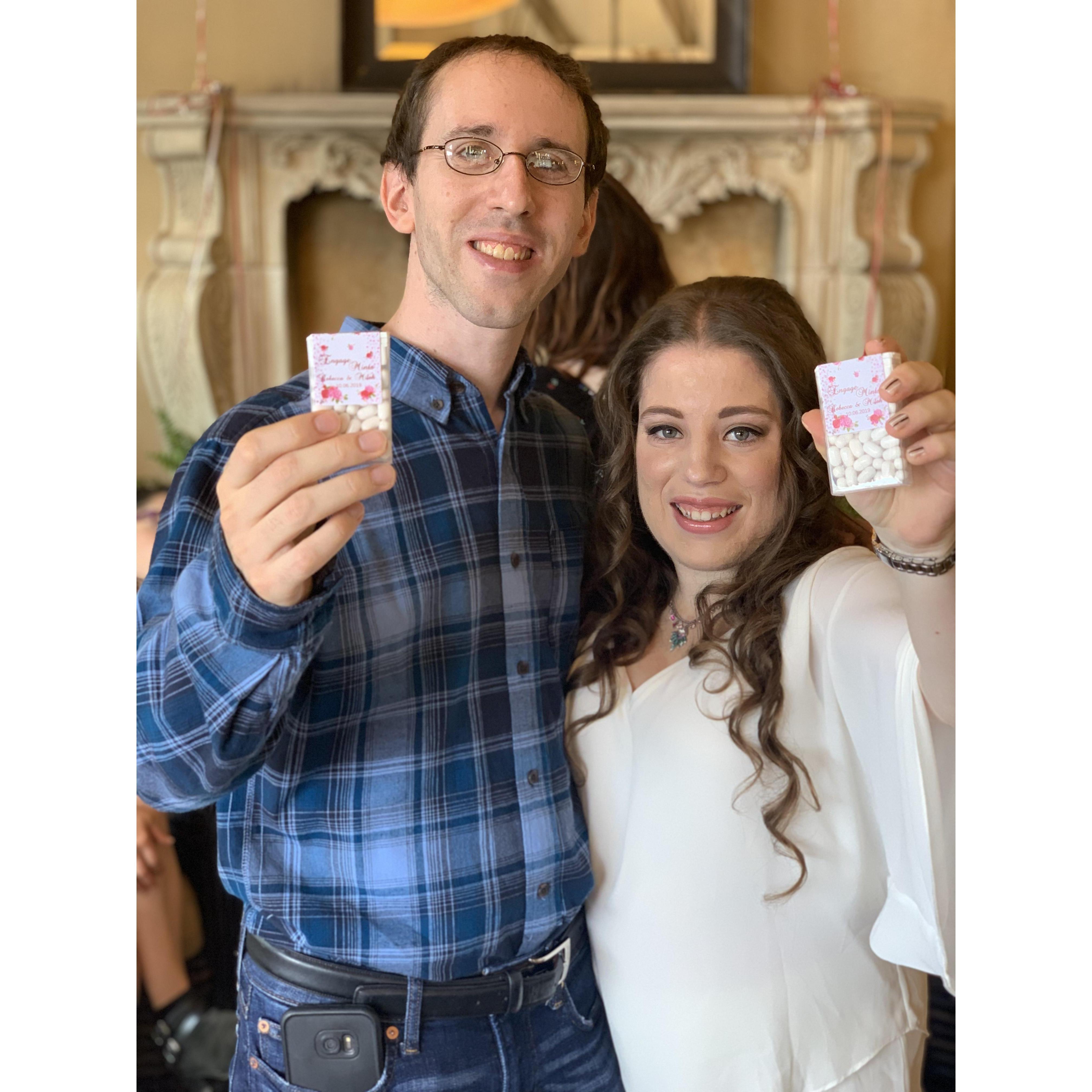 Celebrating our engagement!
October 6, 2019