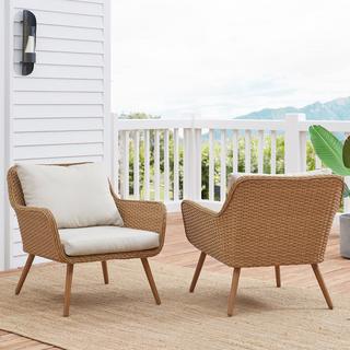 Landon 2-Piece Outdoor Wicker Chair Set