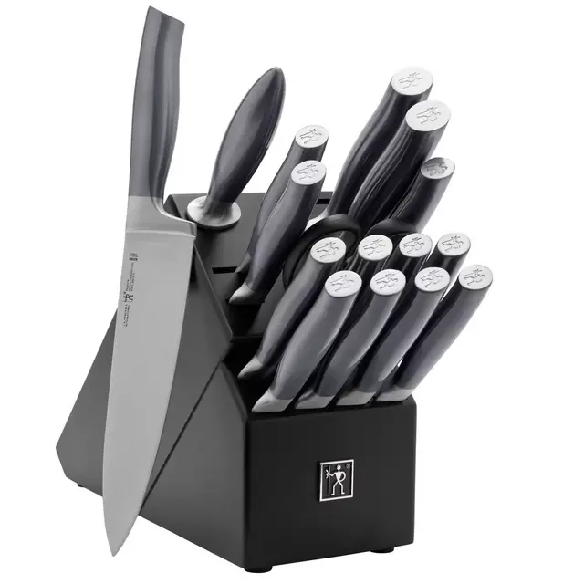 J.A. Henckels International Graphite 17-Piece Knife Block Set