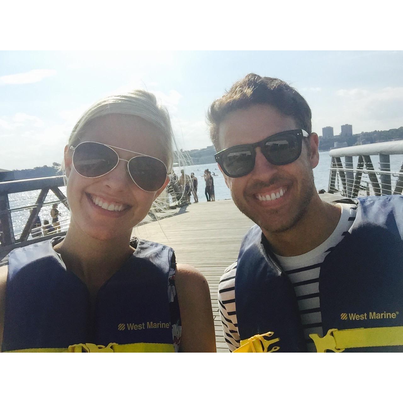 Kayaking in the Hudson River, Summer 2015