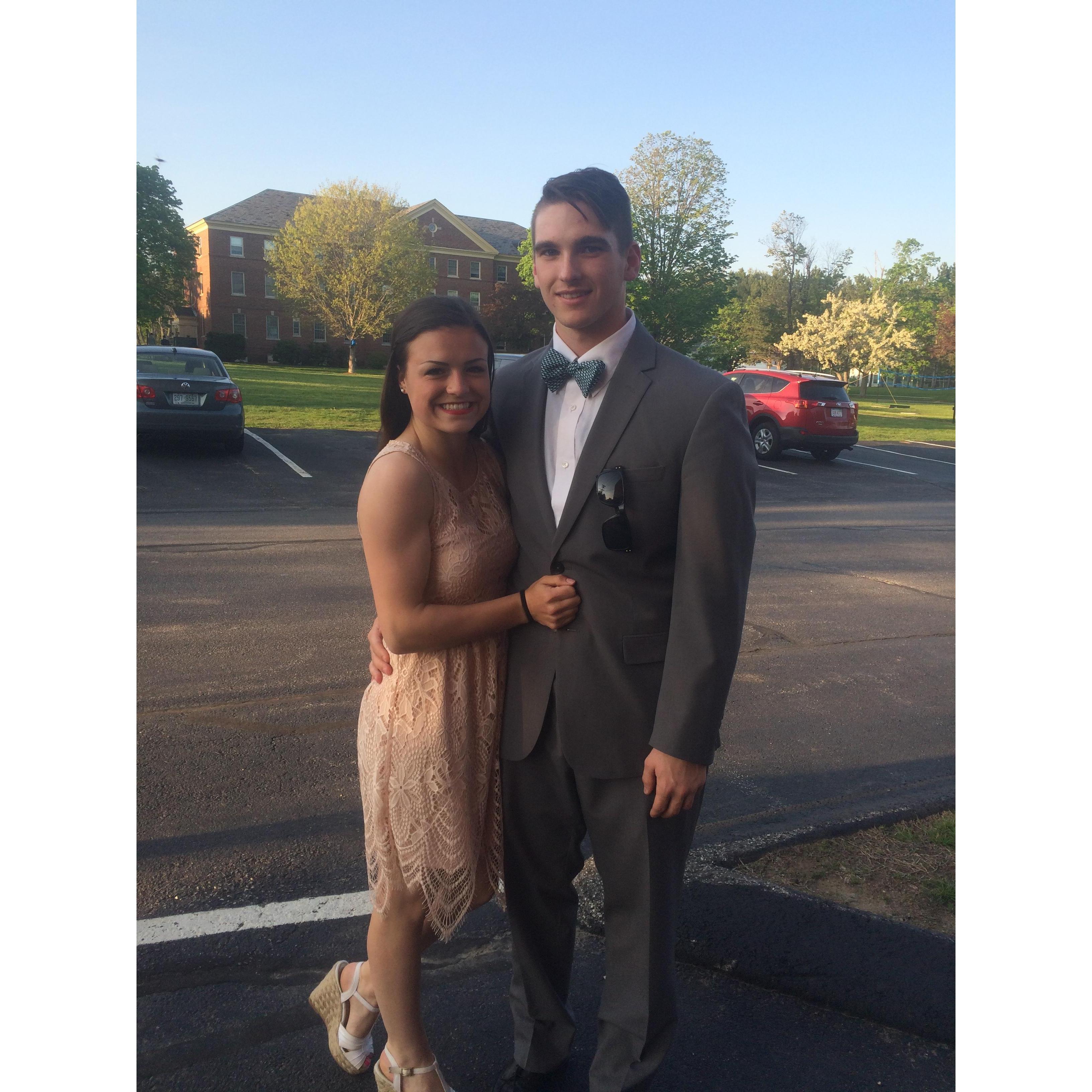 We like to dress up... another high school picture!