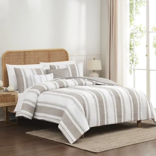 Modern Threads Lonnie 5-pc Reversible Jacquard Comforter Set