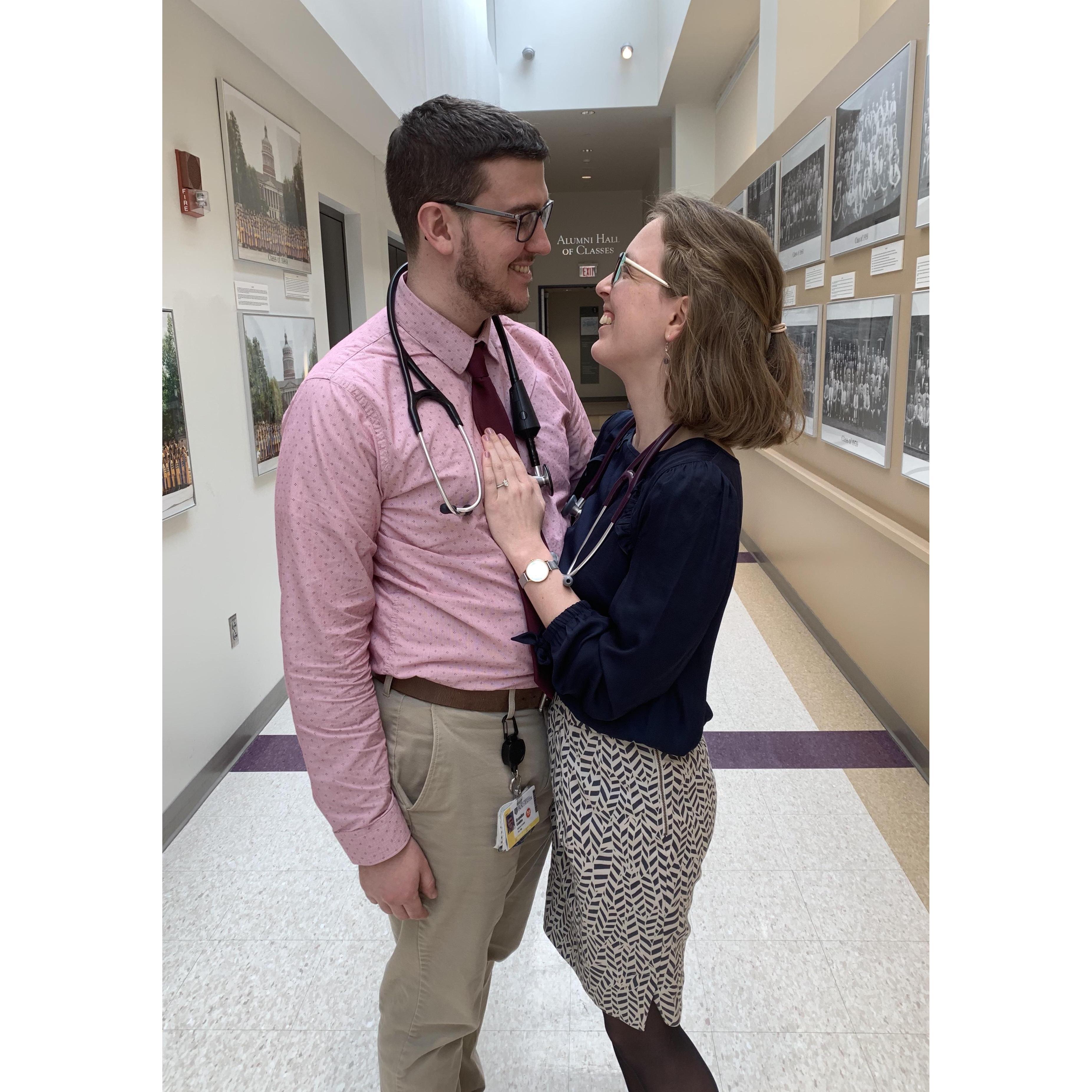 Hospital engagement shoot