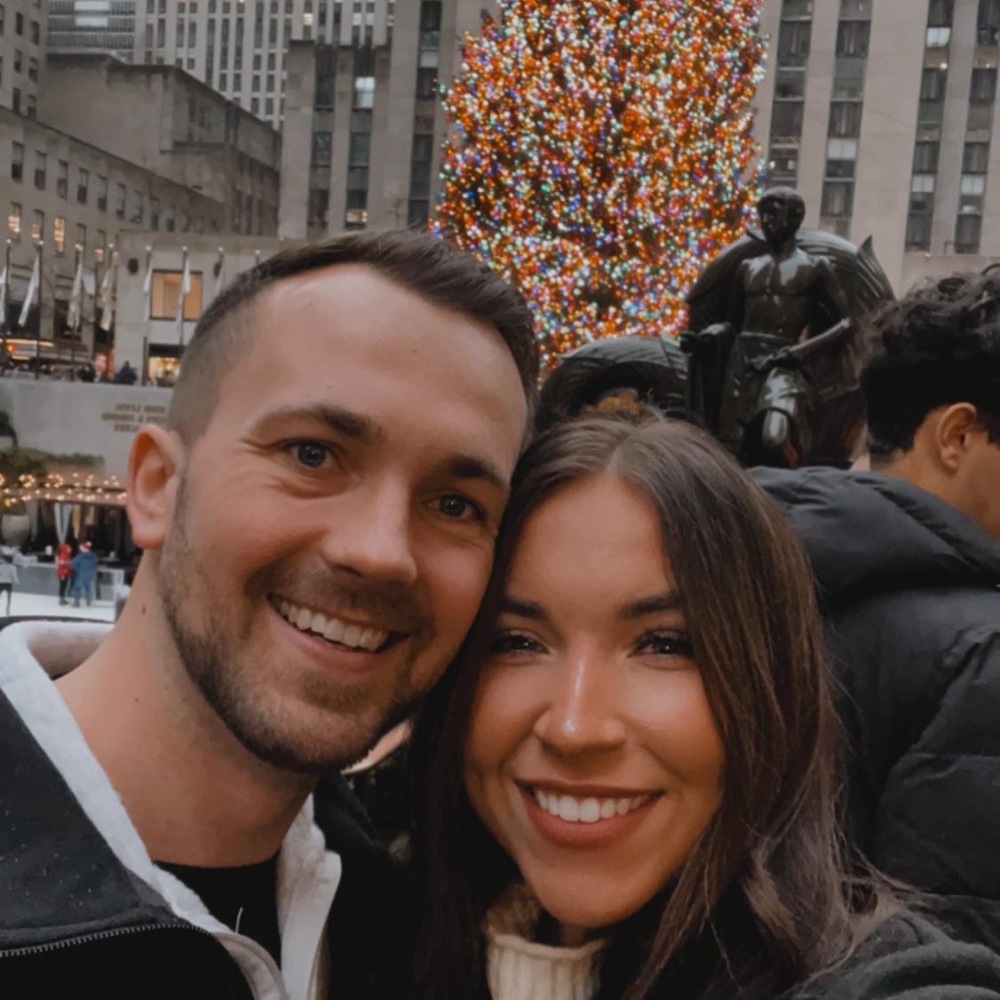 The first big trip we went on - Blake surprised me with my DREAM trip! Christmas in NYC!