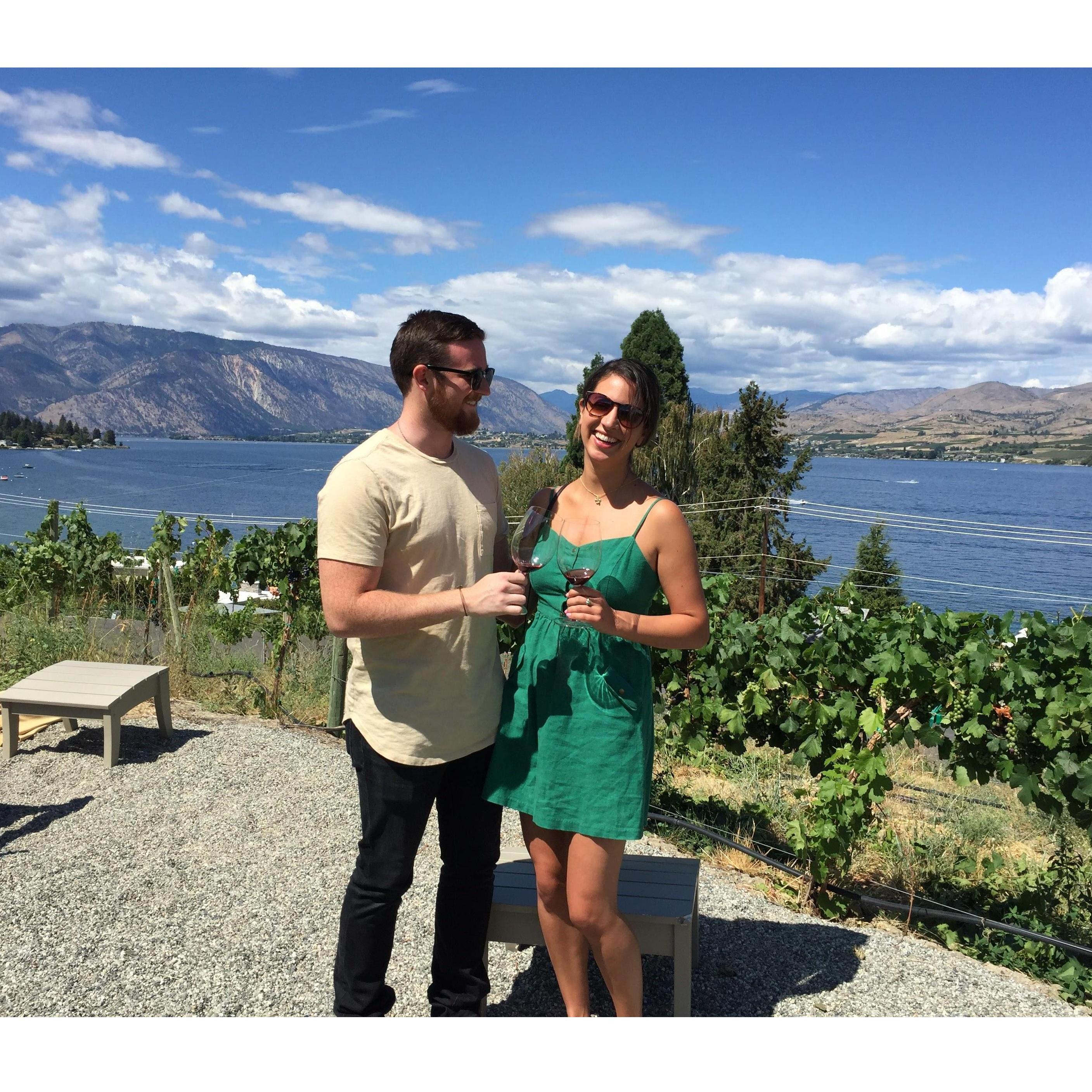 Our favorite winery in Washington! Summer, 2016
