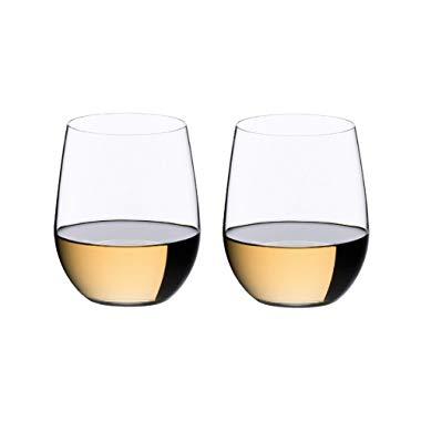 Riedel O Wine Tumbler Chardonnay/Viognier, Set of 2, Clear - 0414/05