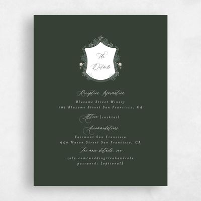 Deep Forest, Green Wedding Enclosure - Valentina
