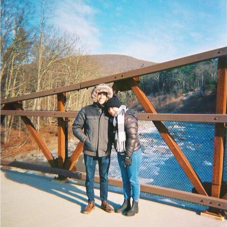 A photo from the Rail Trail near Woodstock, NY - a very special place to Alex and Ella