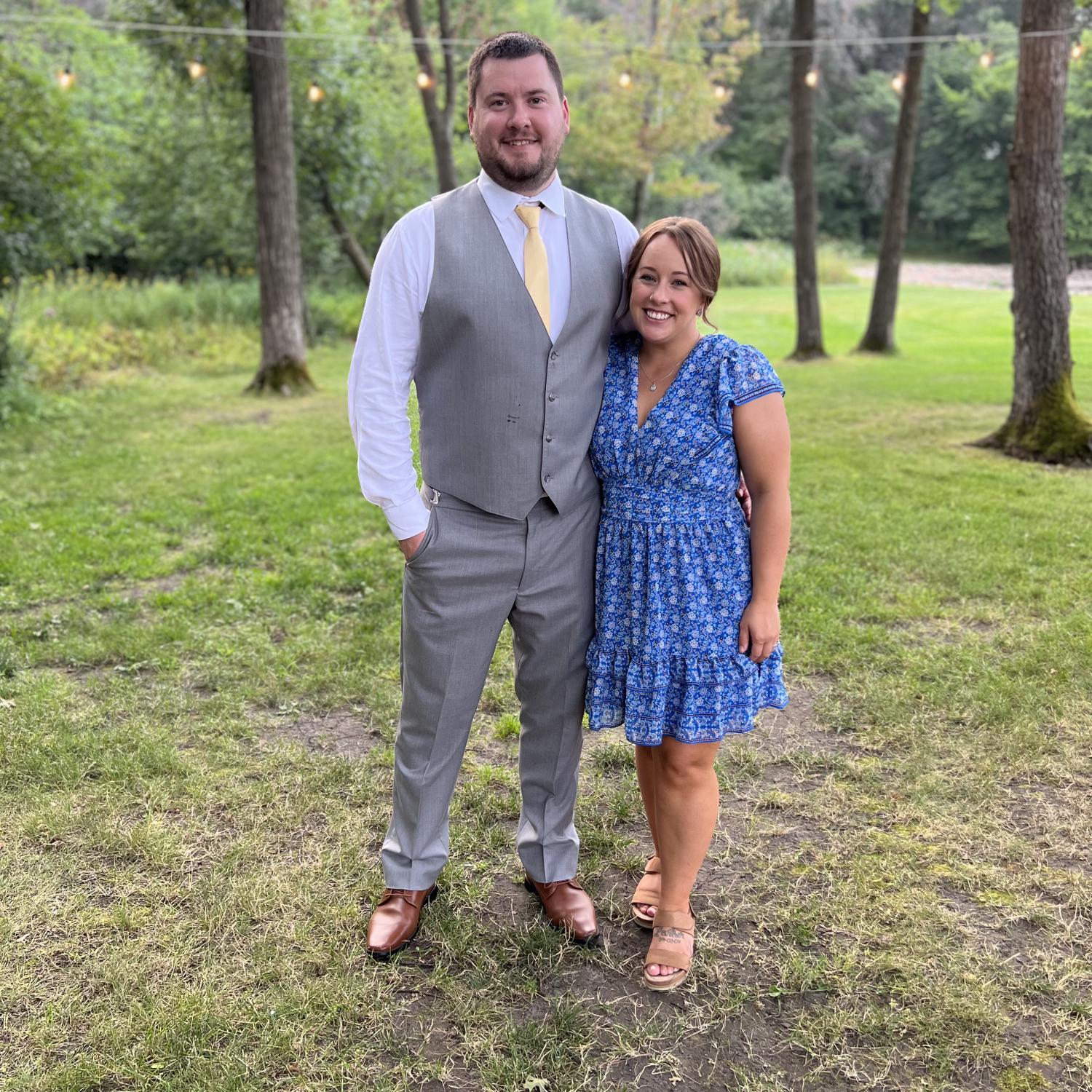 Joe and Erin’s wedding in August 2023