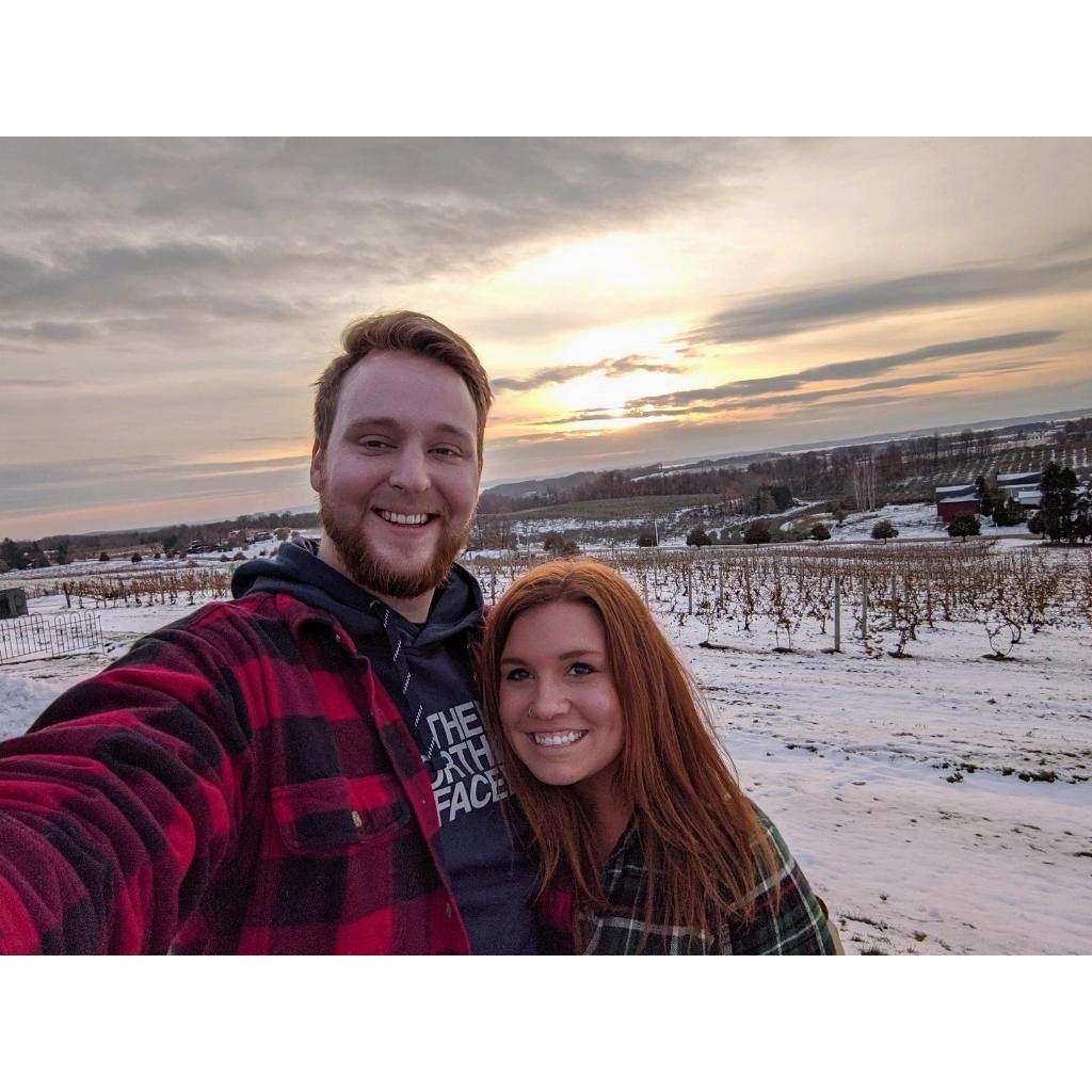 Our 1 year anniversary celebration in Traverse City, MI.
