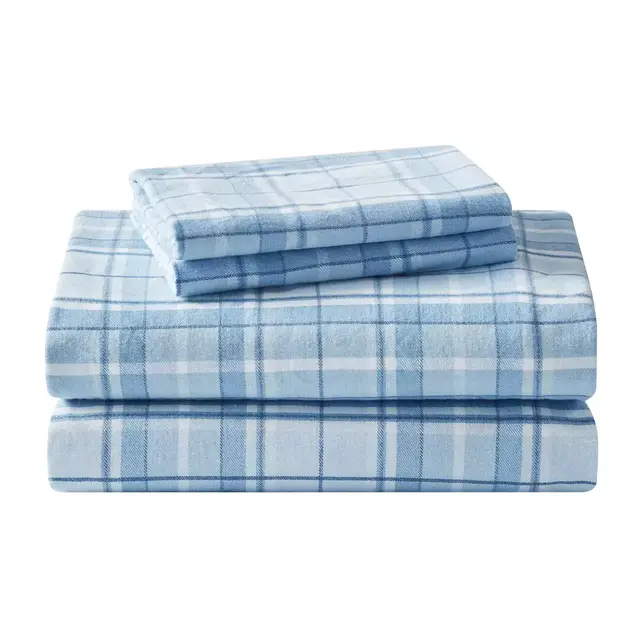 Laura Ashley® Mulholland Plaid Flannel Sheet Set
