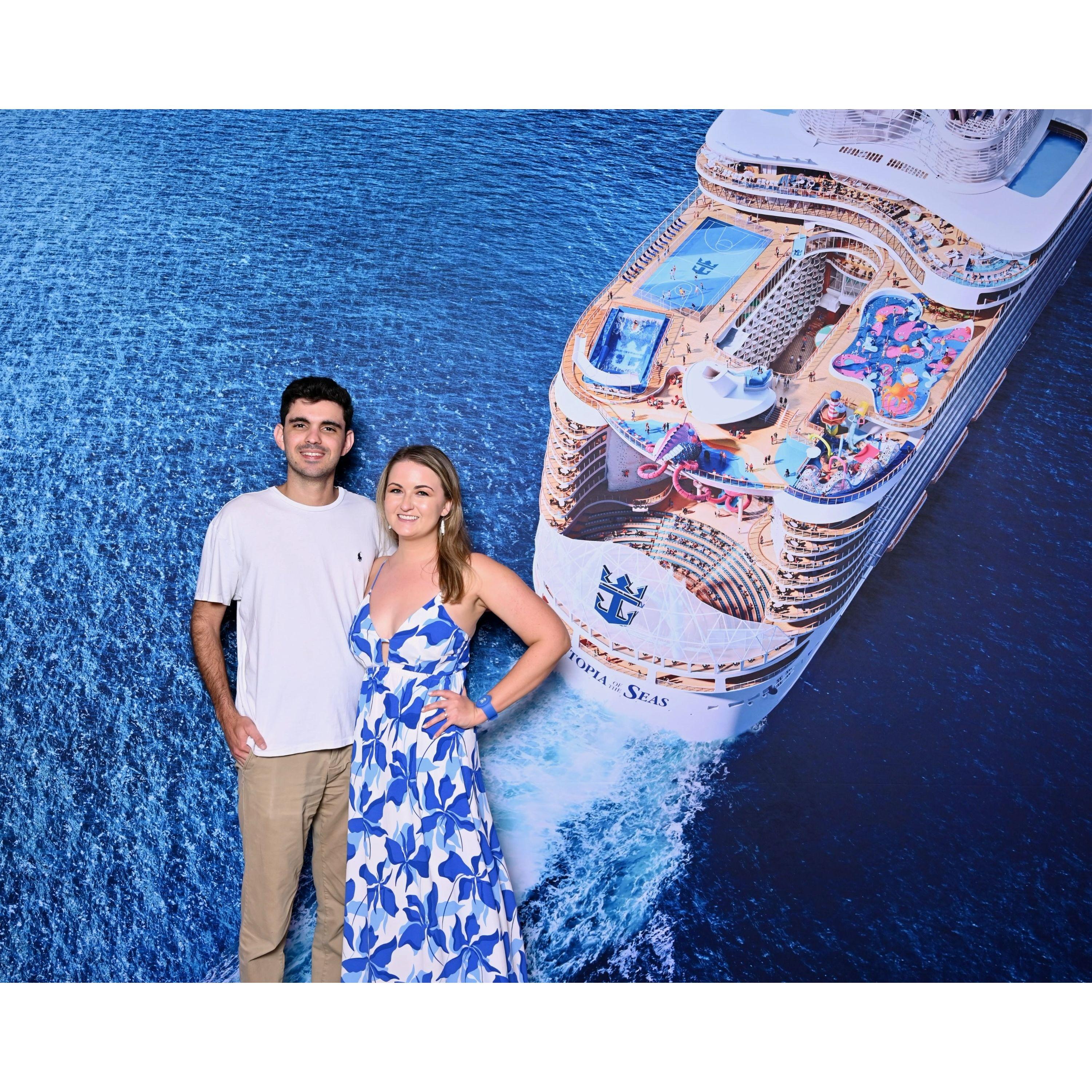 Mira's first time on a cruise! Bahamas, August 2024