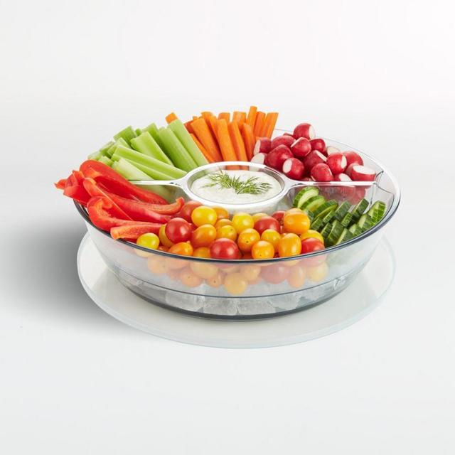 Vaso Grey On-Ice Chip and Dip Tray