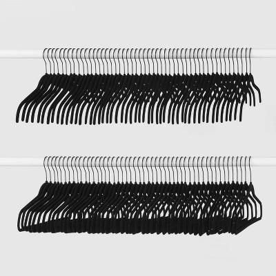100pk Combo Hanger Matte Hook Black - Made By Design™