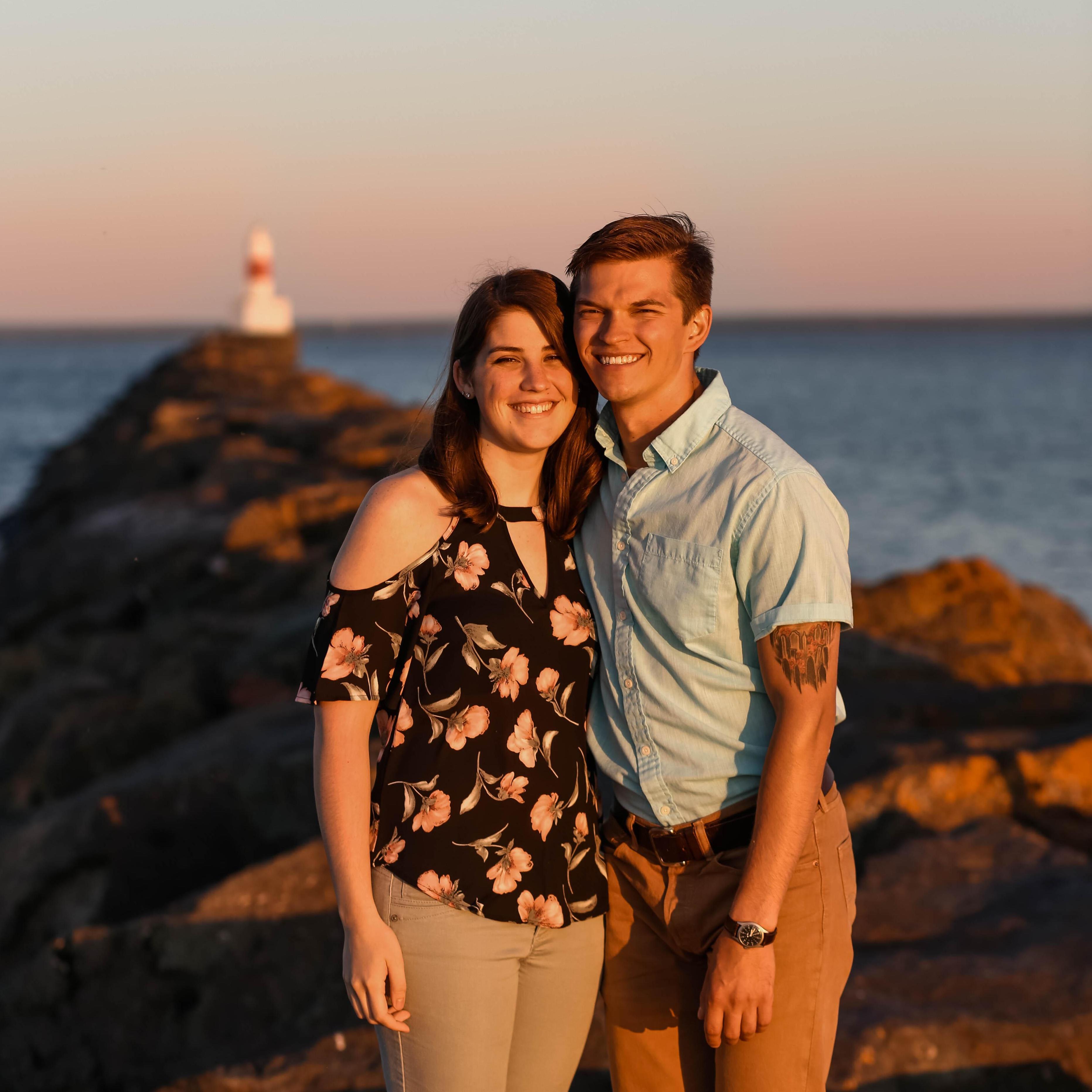 Engagement pictures Presque Isle 2019