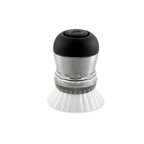 OXO Good Grips® SteeL™ Soap Squirting Palm Brush
