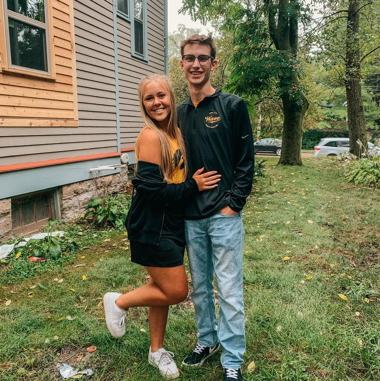 Our college adventure together began!