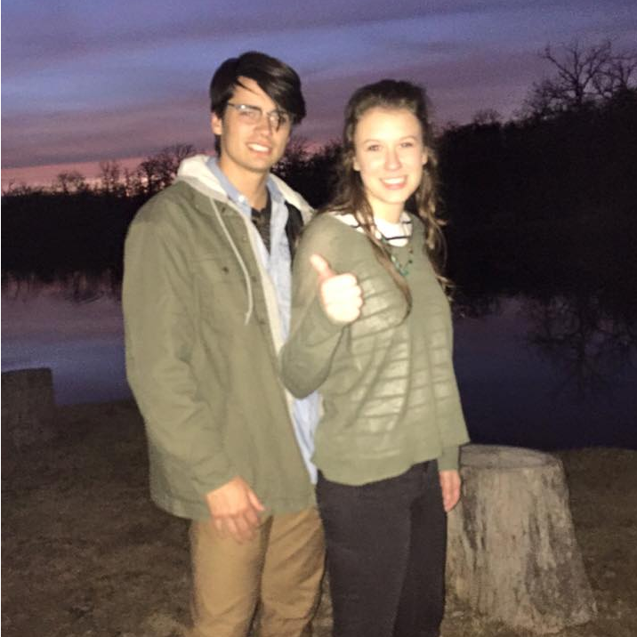 One of our first pictures together, if you can't tell. We were celebrating Will's birthday.