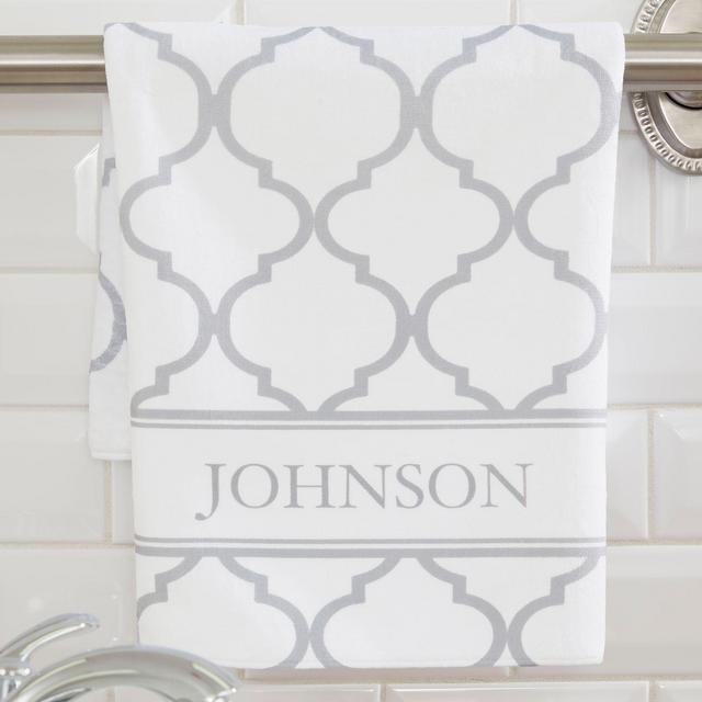 Geometric Pattern Hand Towel