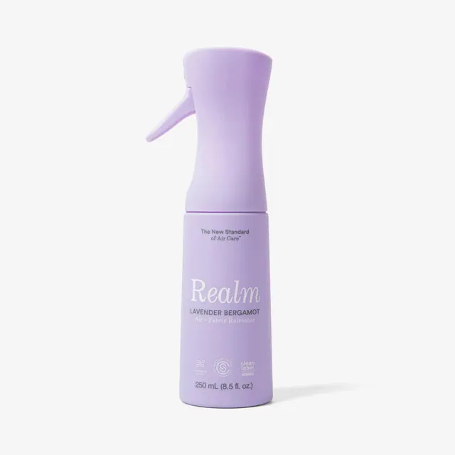 Realm Air + Fabric Spray Air Fresheners Lavender Bergamot - 8.5oz: Non-Powered, Liquid Spray
