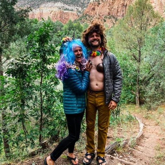 Costumes on the Chama River.
