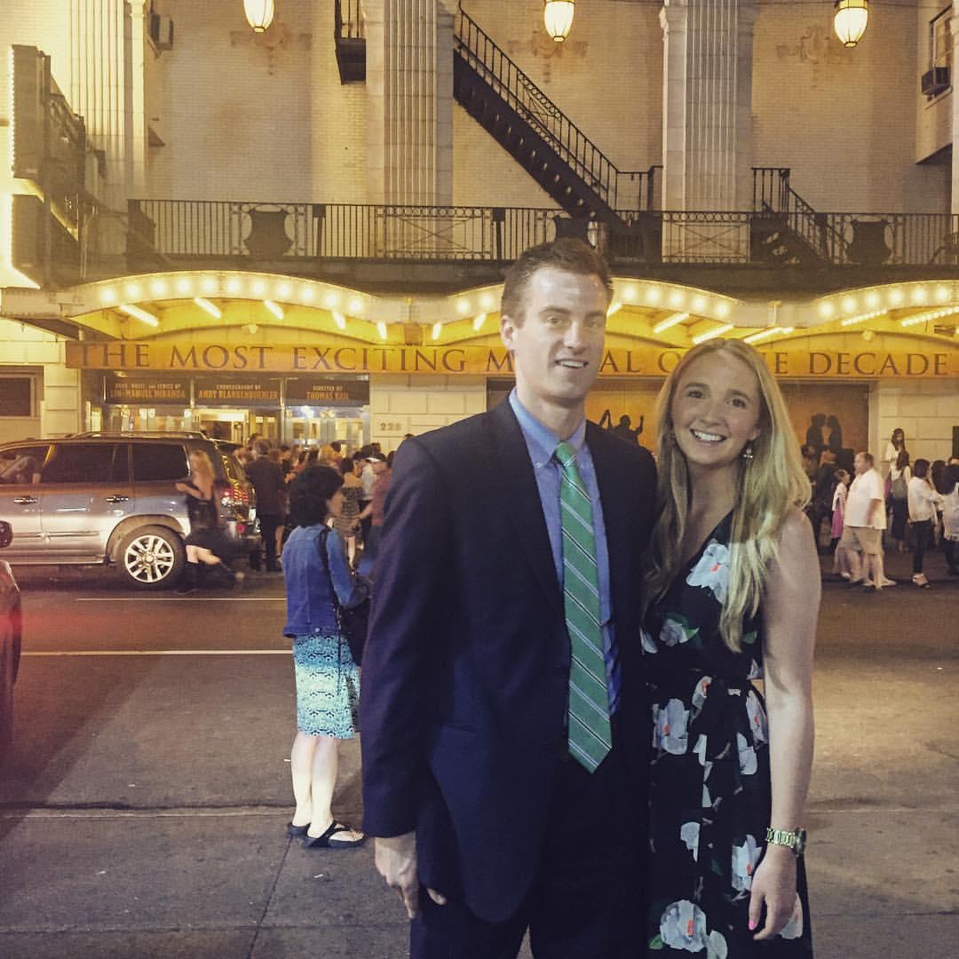 After we saw Hamilton on Broadway - Lin Manuel's 2nd to last performance! July 2016