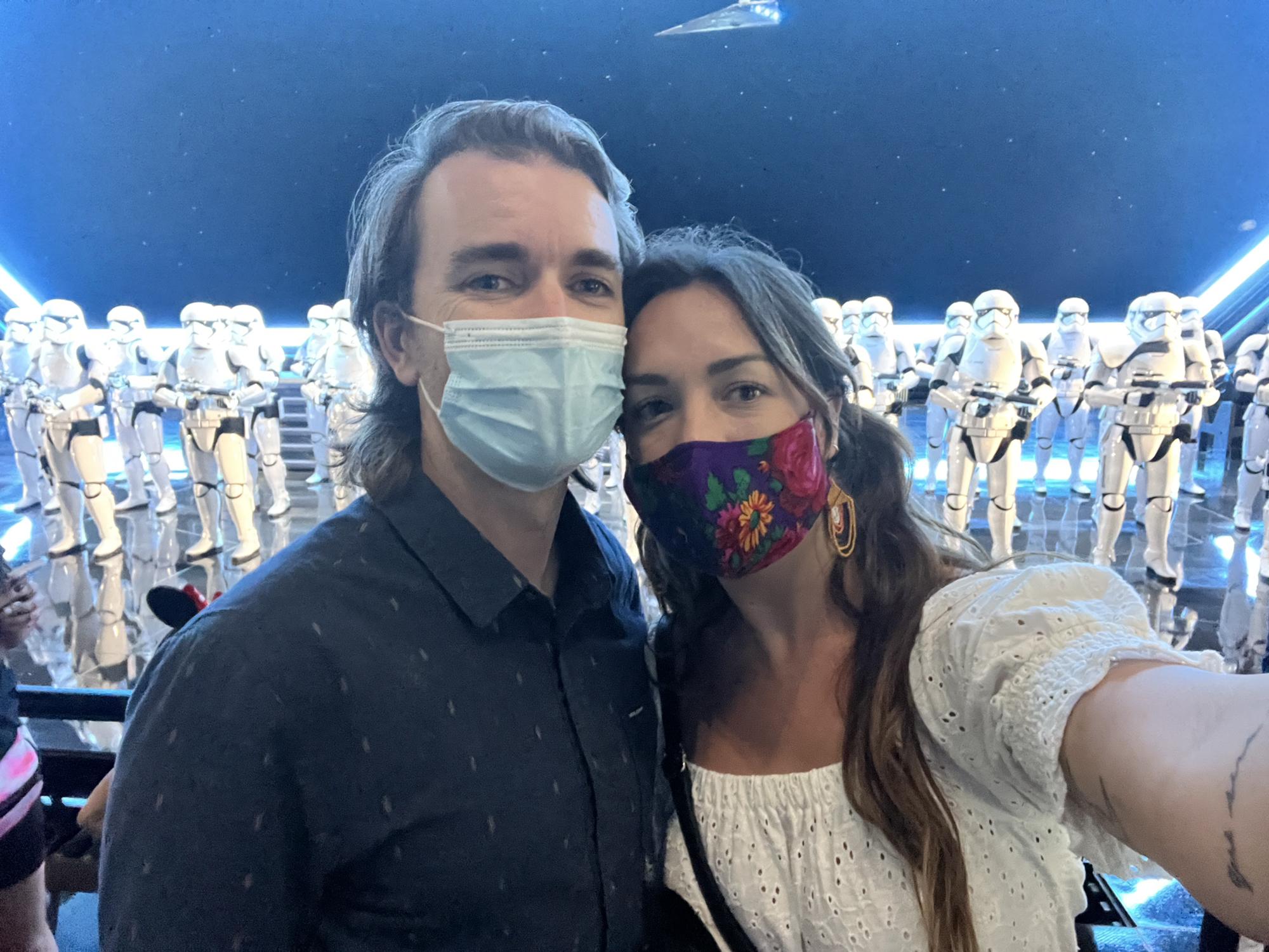 Disney Star Tours for our 3rd anniversary 🤍