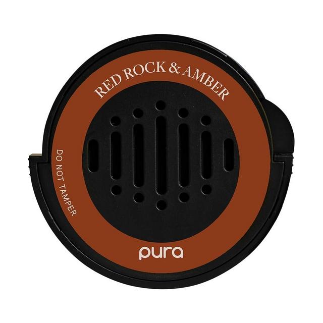 Pura - Scent Refill for Pura Car Diffusers - Premium Fragrance for Smart Diffuser - Long Lasting, Up To 30 Days of Scent - Red Rock & Amber