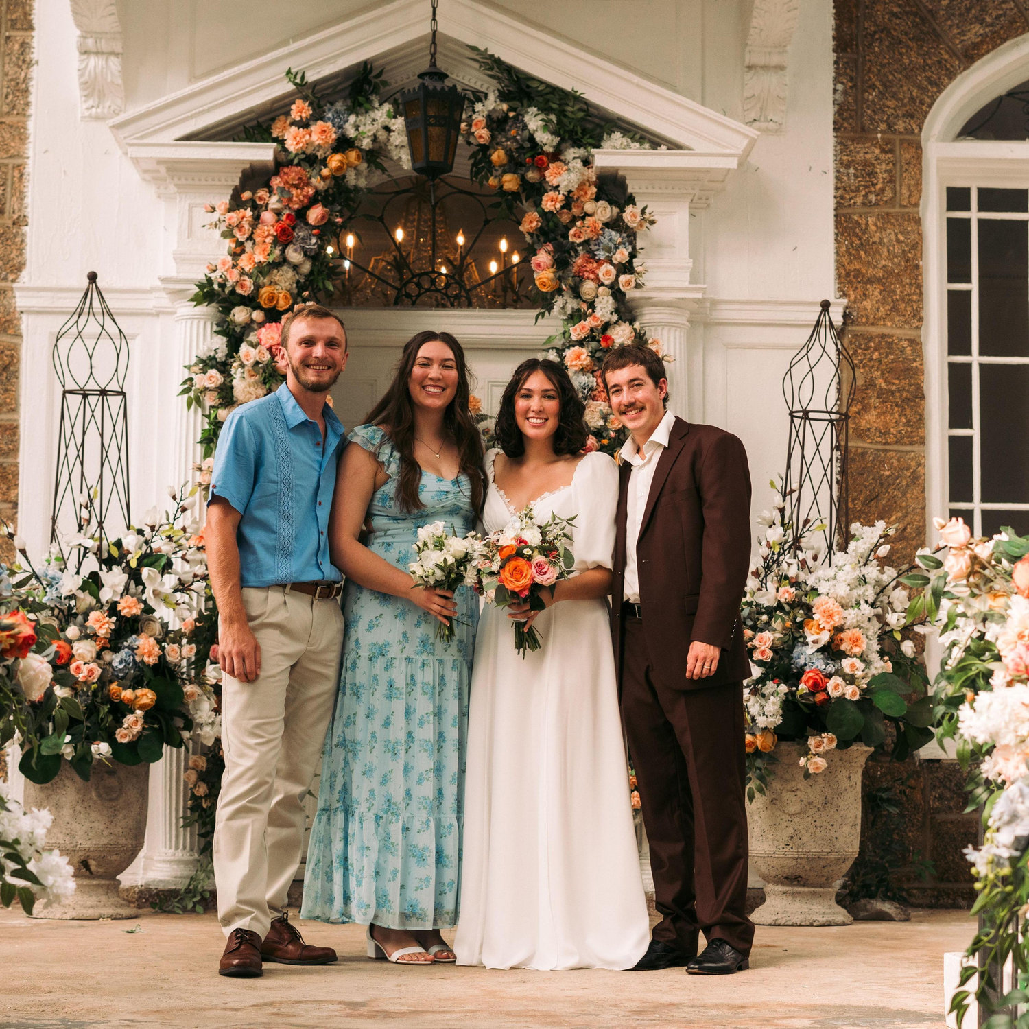 Best Man & Maid of Honor in Juliana & Seth's Wedding