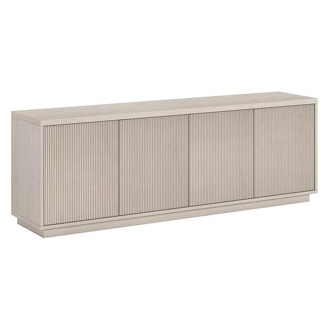 Henn&Hart Hanson TV Stand, 70" Wide, White