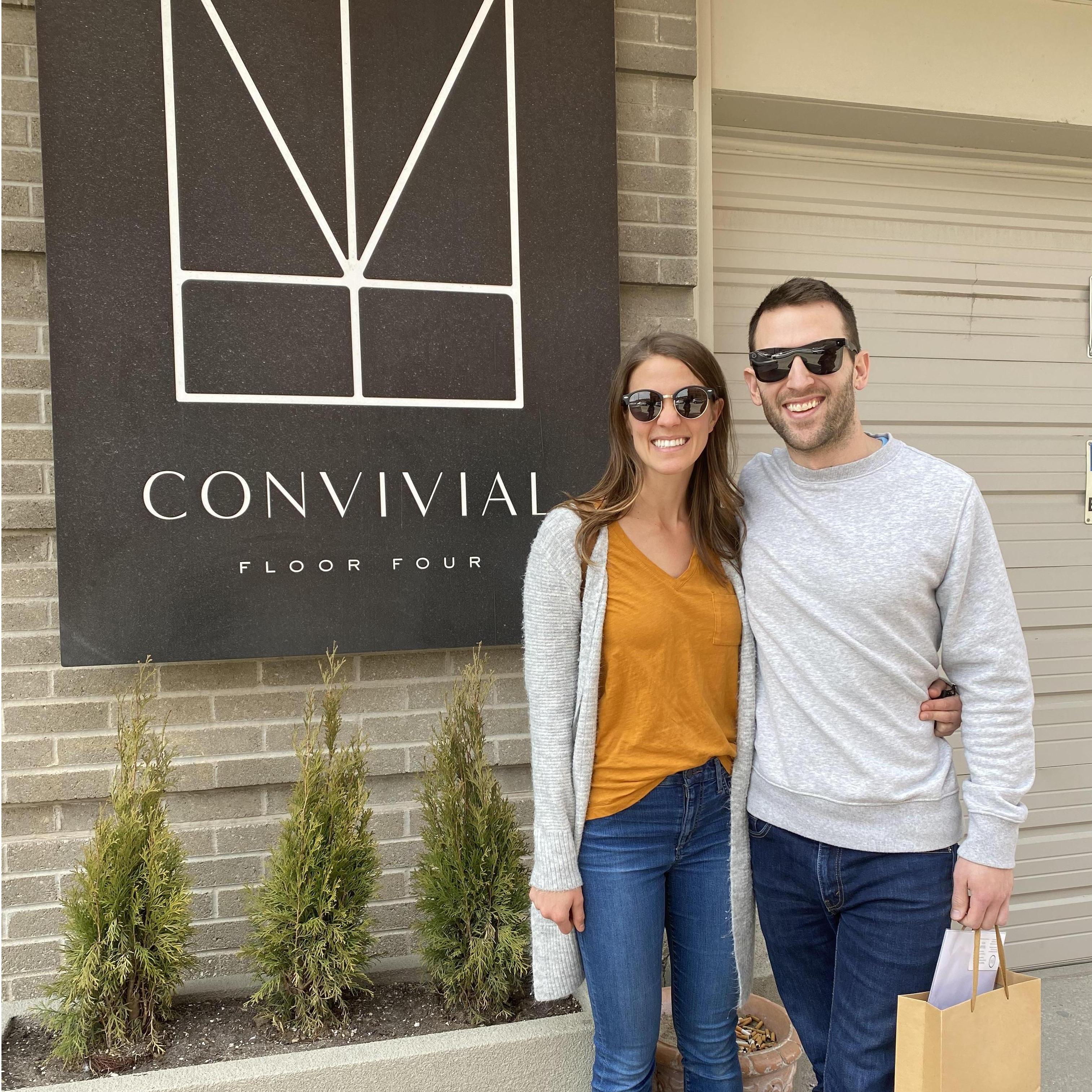 This was after our tour of the Convivial Productions studio in KC!
