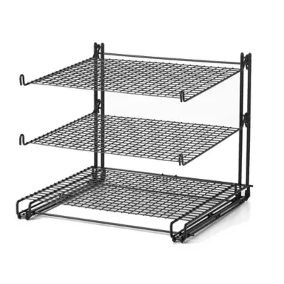 Betty Crocker 3-Tier Non-Stick Cooling Rack in Black