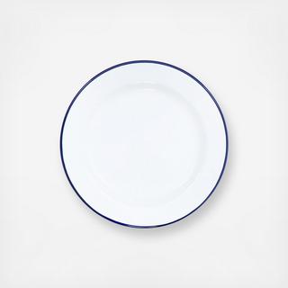 Vintage Enamelware Salad Plate, Set of 4