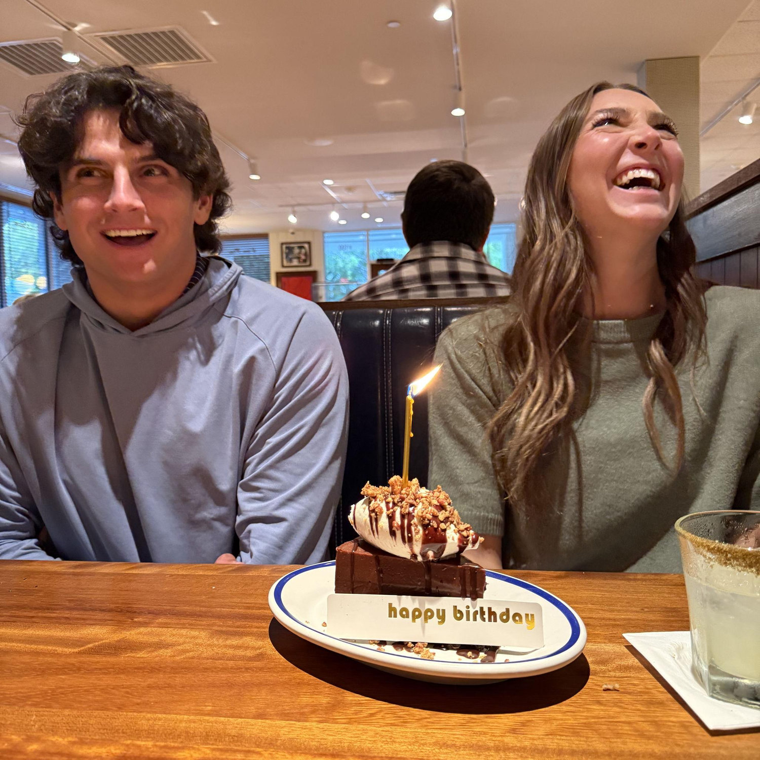 Always laughing!