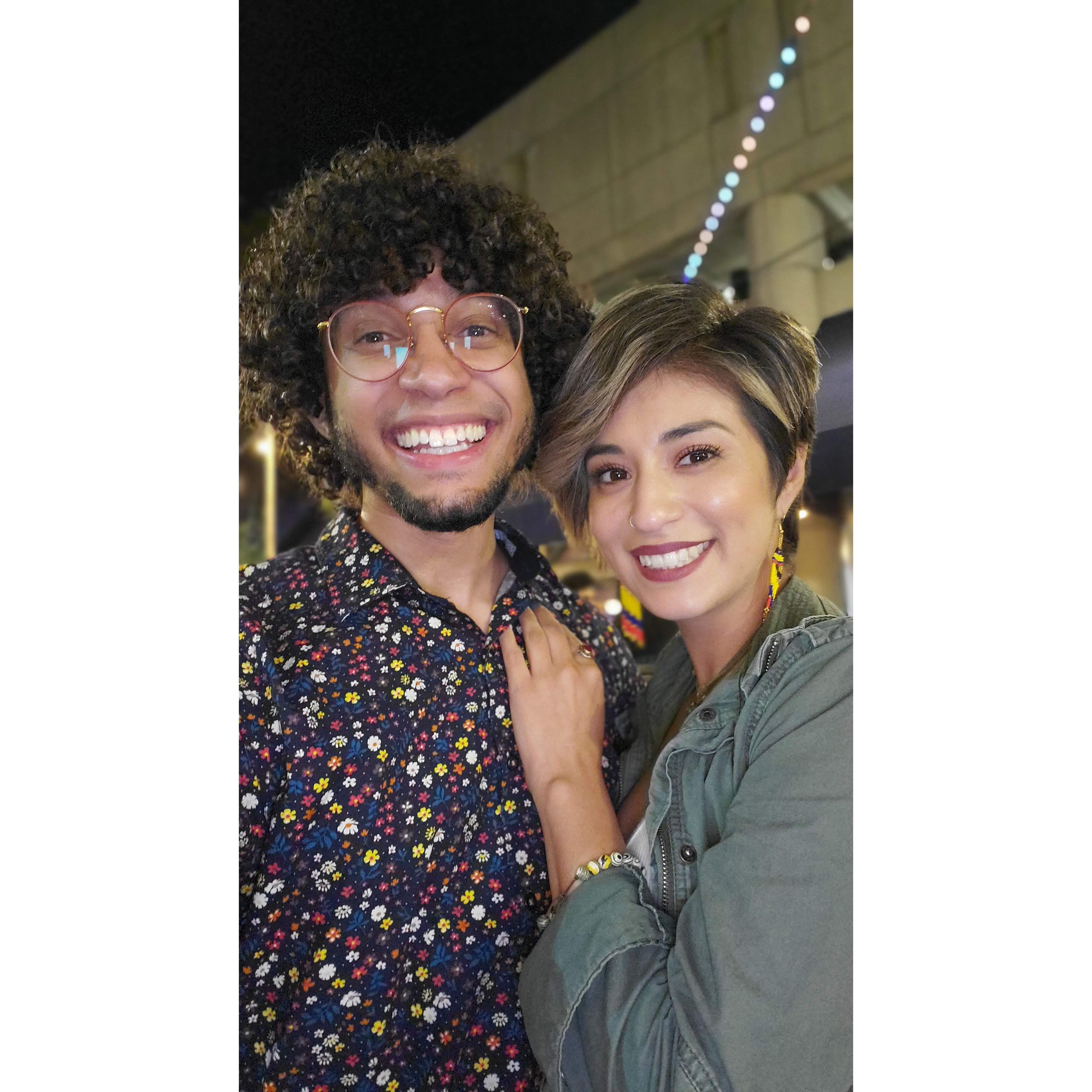 Our first picture together! @ 55 South, San Jose, CA - 8/23/21