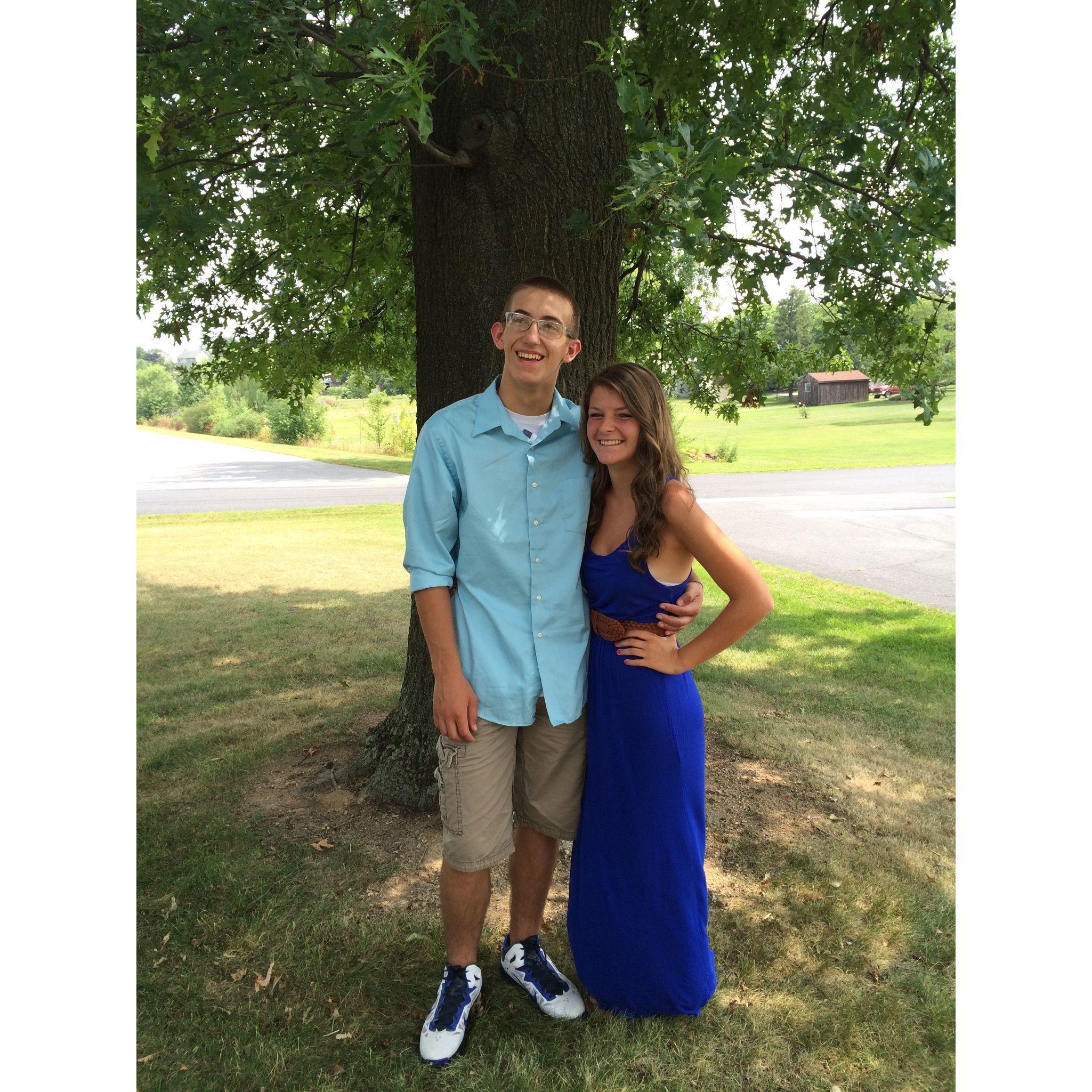 So young! We first started dating in 2014.