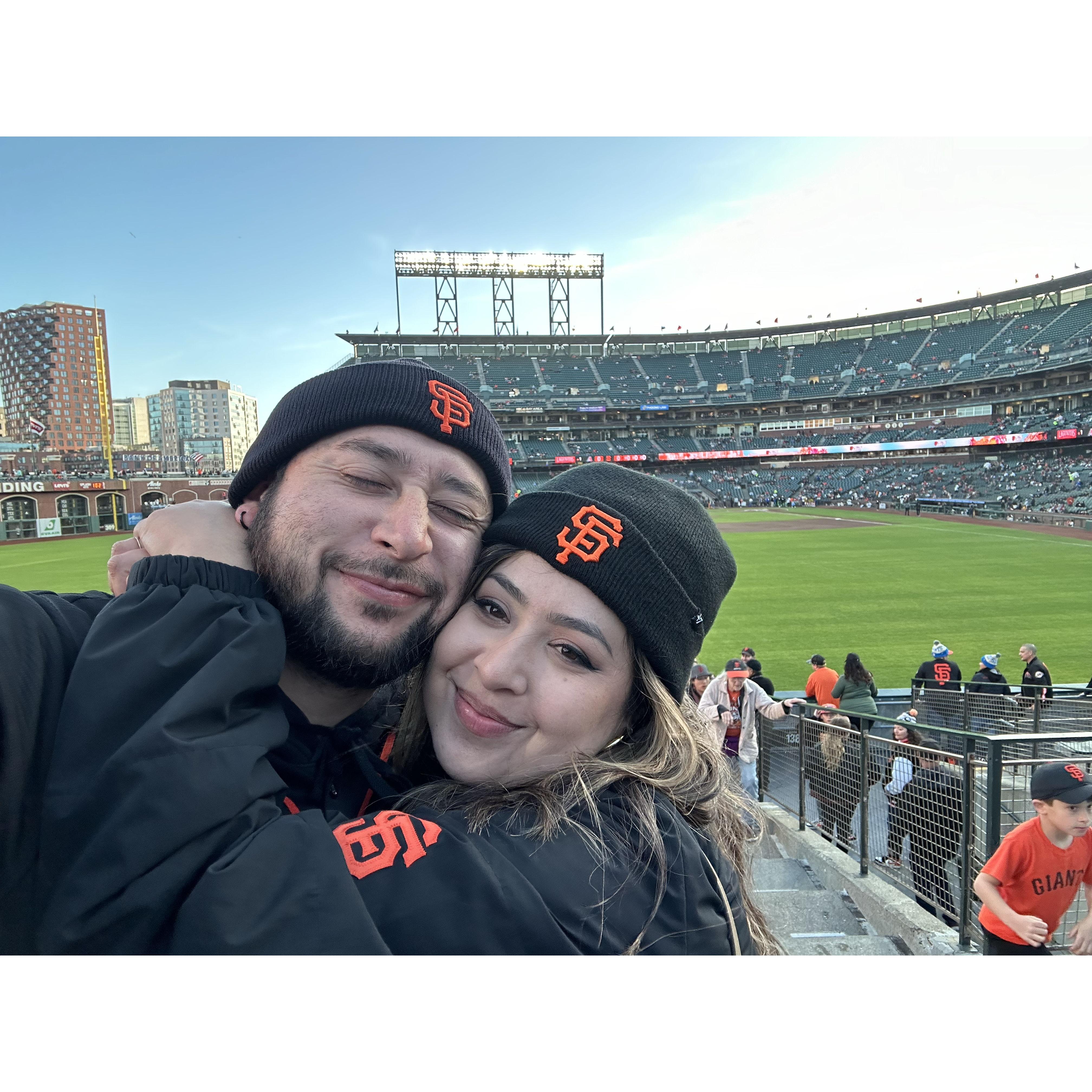 Fun fact: We LOVE going to San Francisco Giants games!