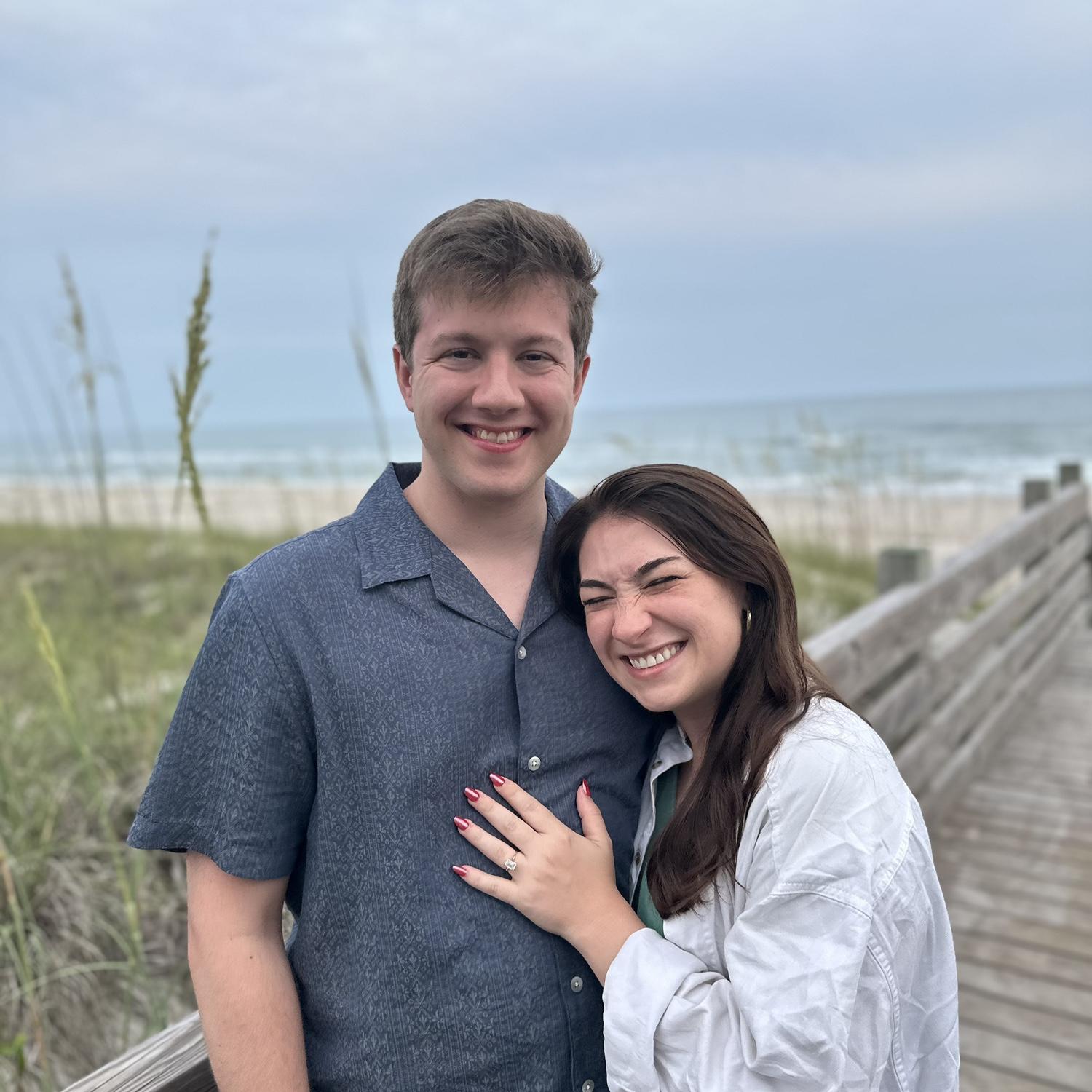 Beach week / engagement victory lap