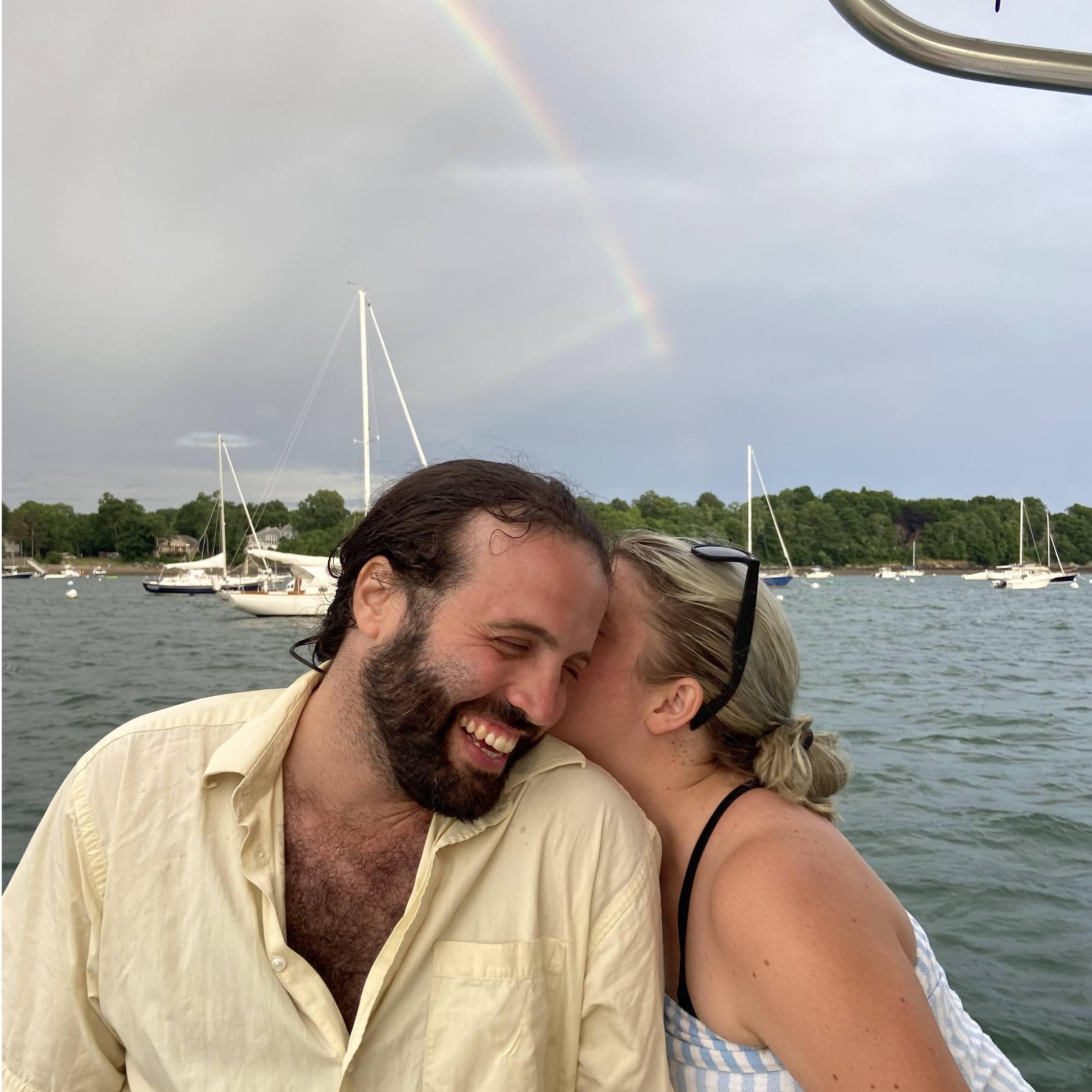 Rainbow in Salem harbor!