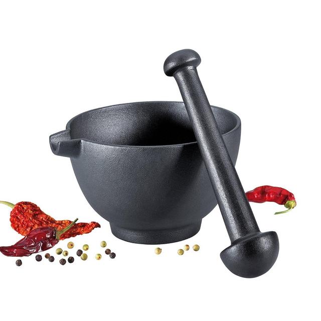 Zassenhaus "XL" Mortar & Pestle, cast iron, 3.75"H