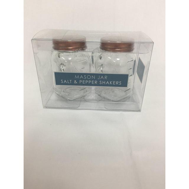 Olde Thompson Mason Jar Shaker Set With Copper Lids
