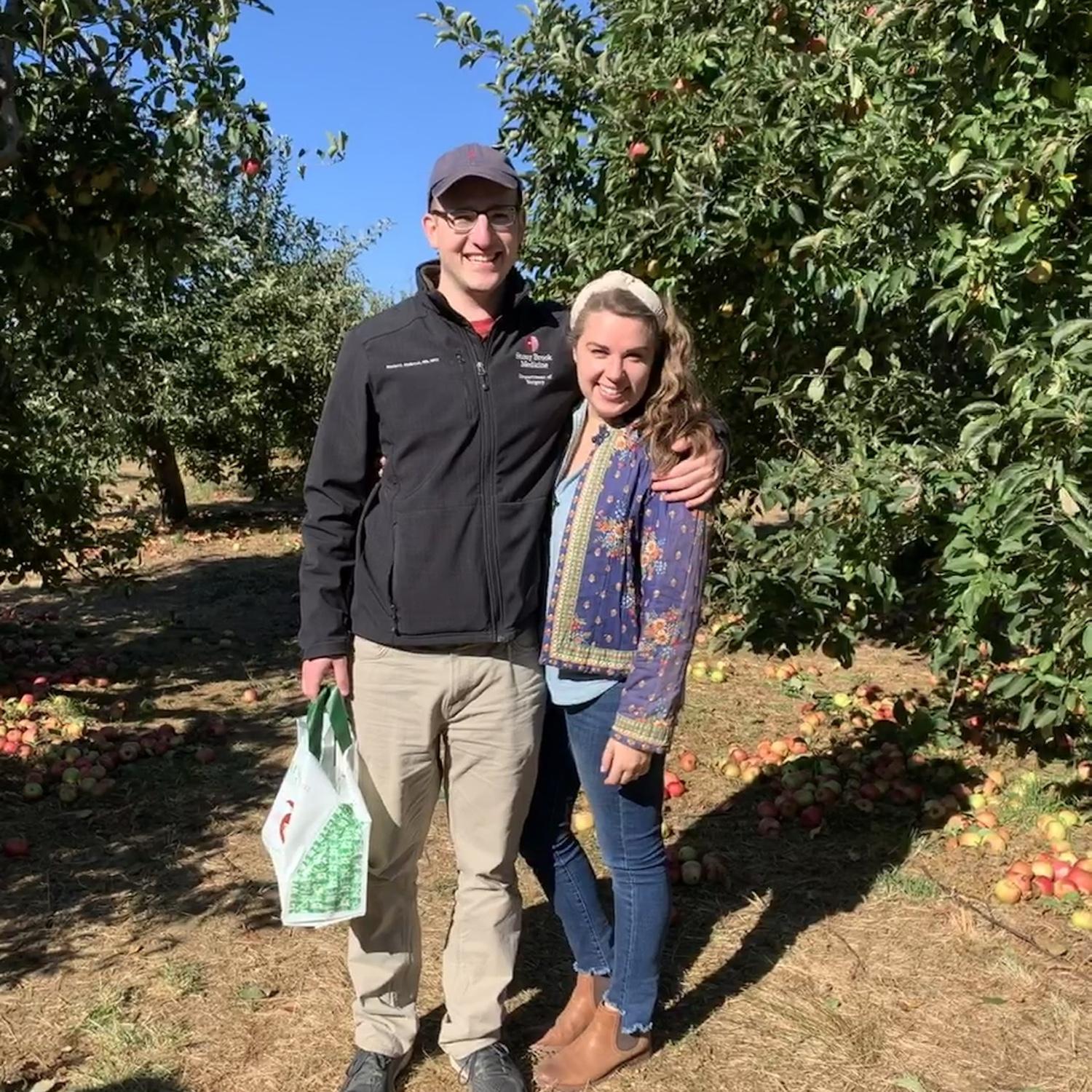 Apple picking in October 2019