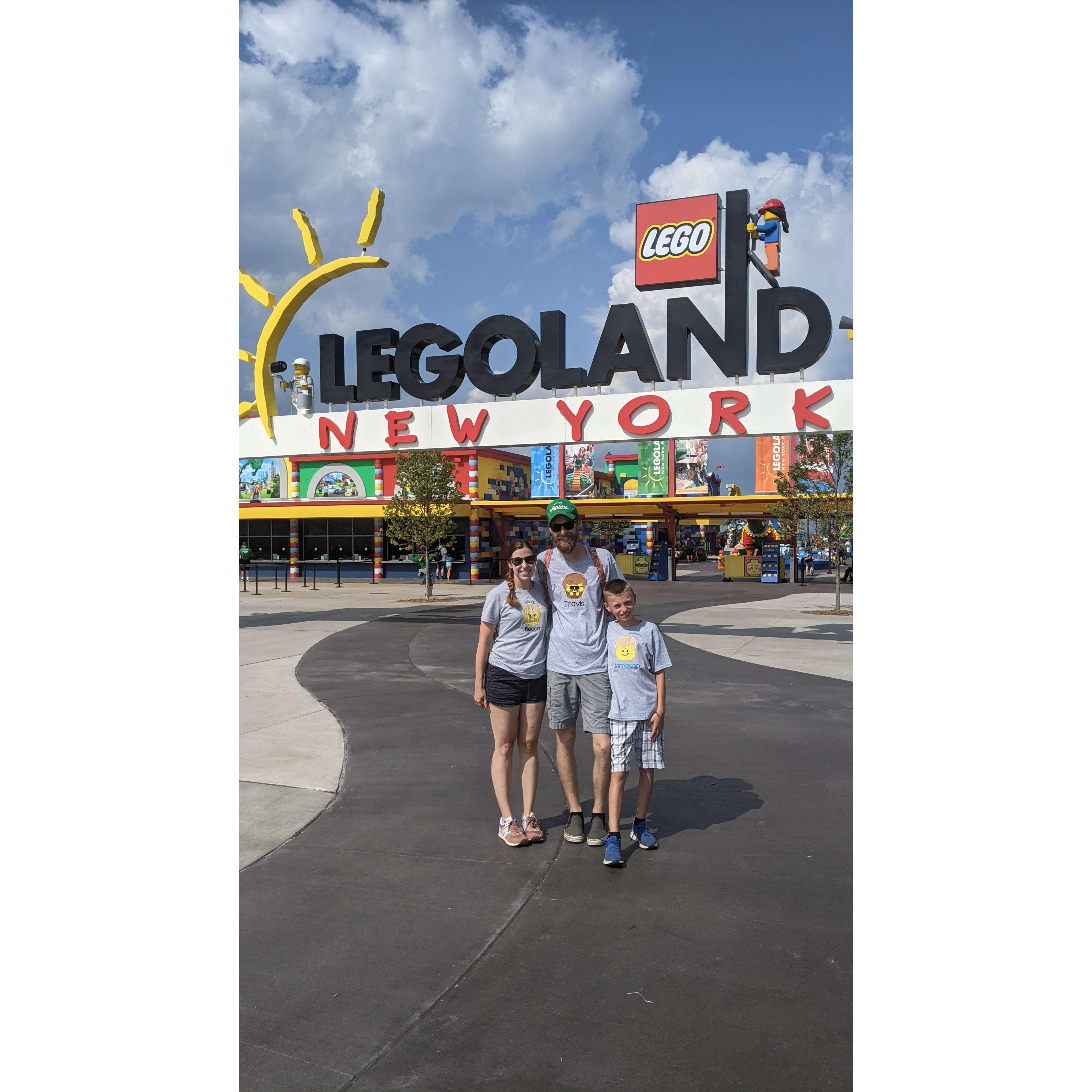 Family trip to Legoland! We told Jameson we were going to the Jersey shore, but surprised him with a trip to Legoland instead!