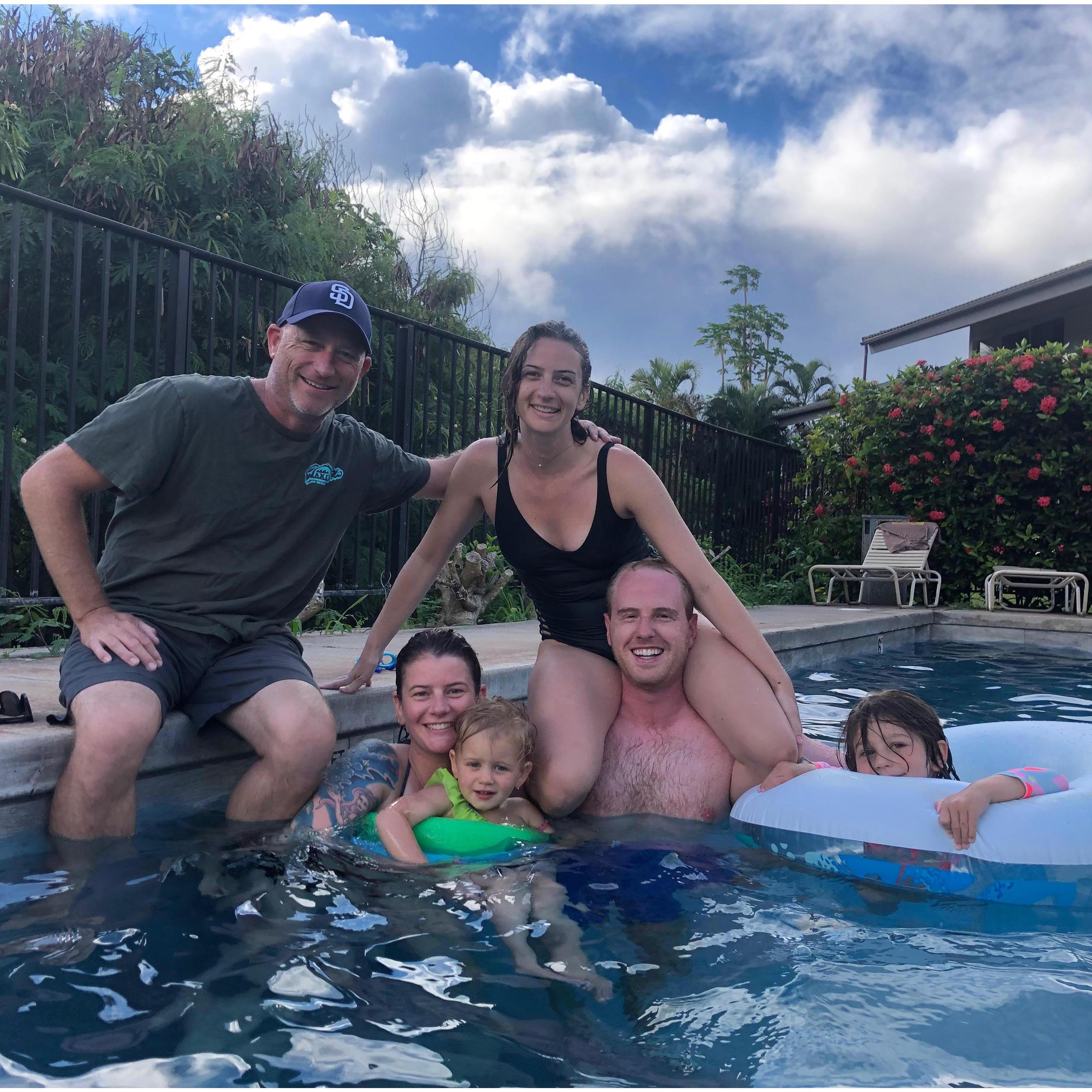 Maui with the Wolfe pack - 2019 (Justin, Caitlin, Bailey, Danielle, Chris, Brady)