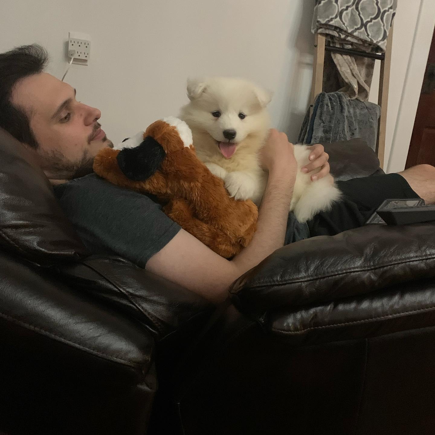 Snow's first night home