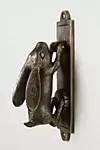 Hare Door Knocker in Carbon
