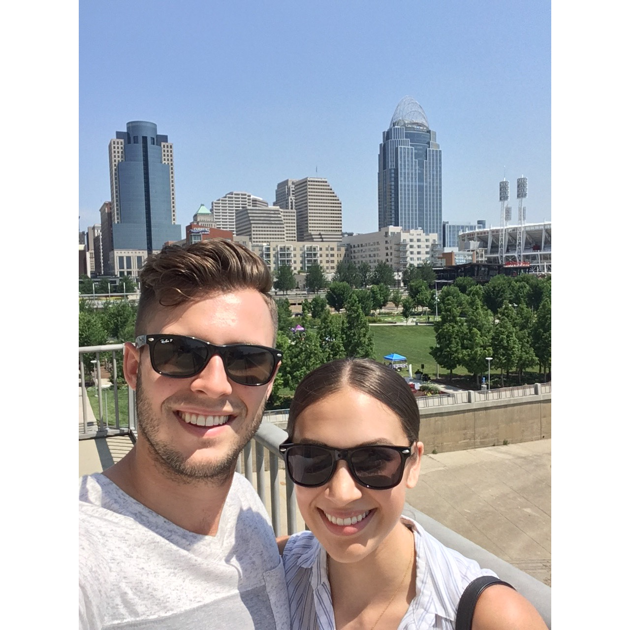 Here's us on a trip to Cincinnati, Ohio