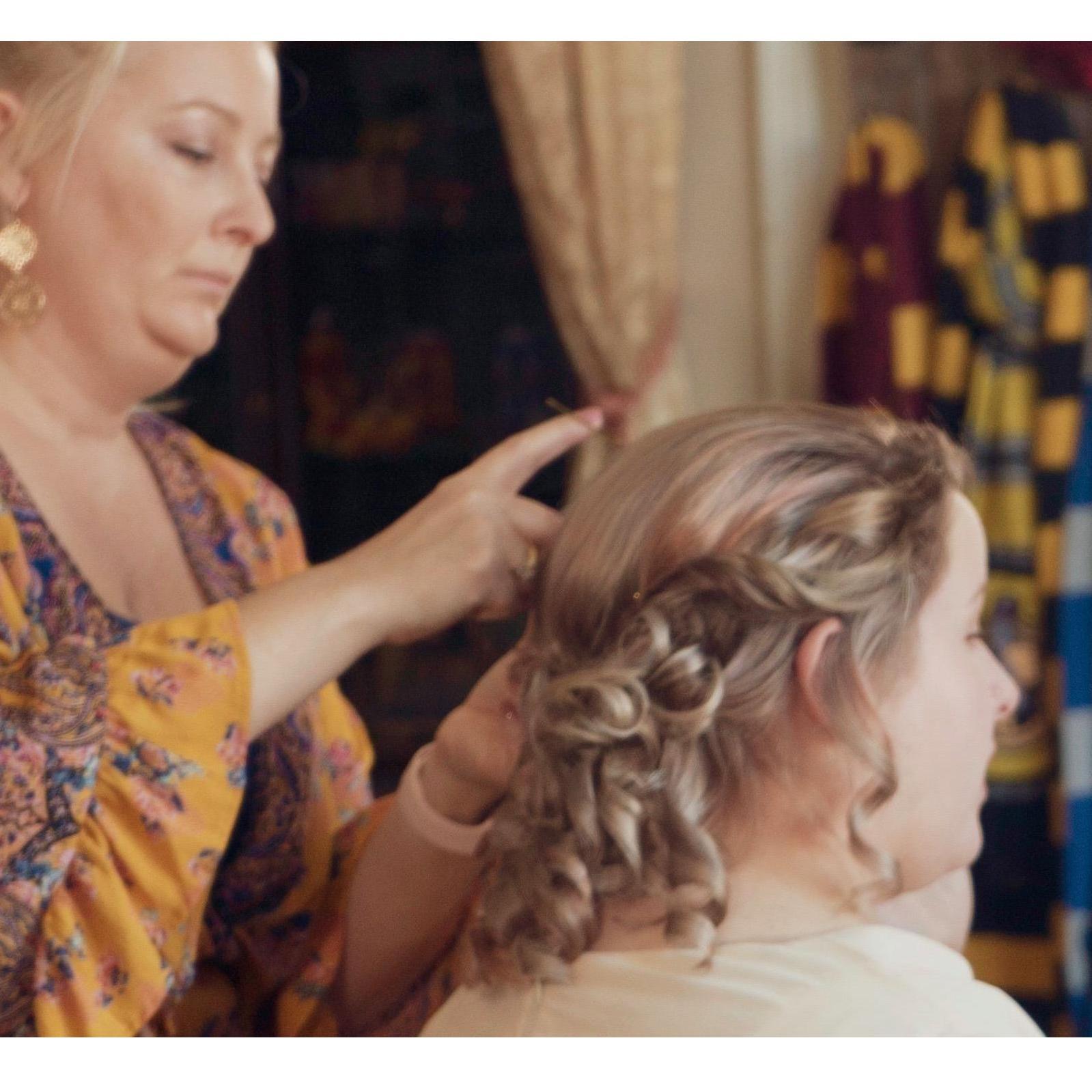 Drew's Aunt Kim did an amazing job on Nessie's hair!