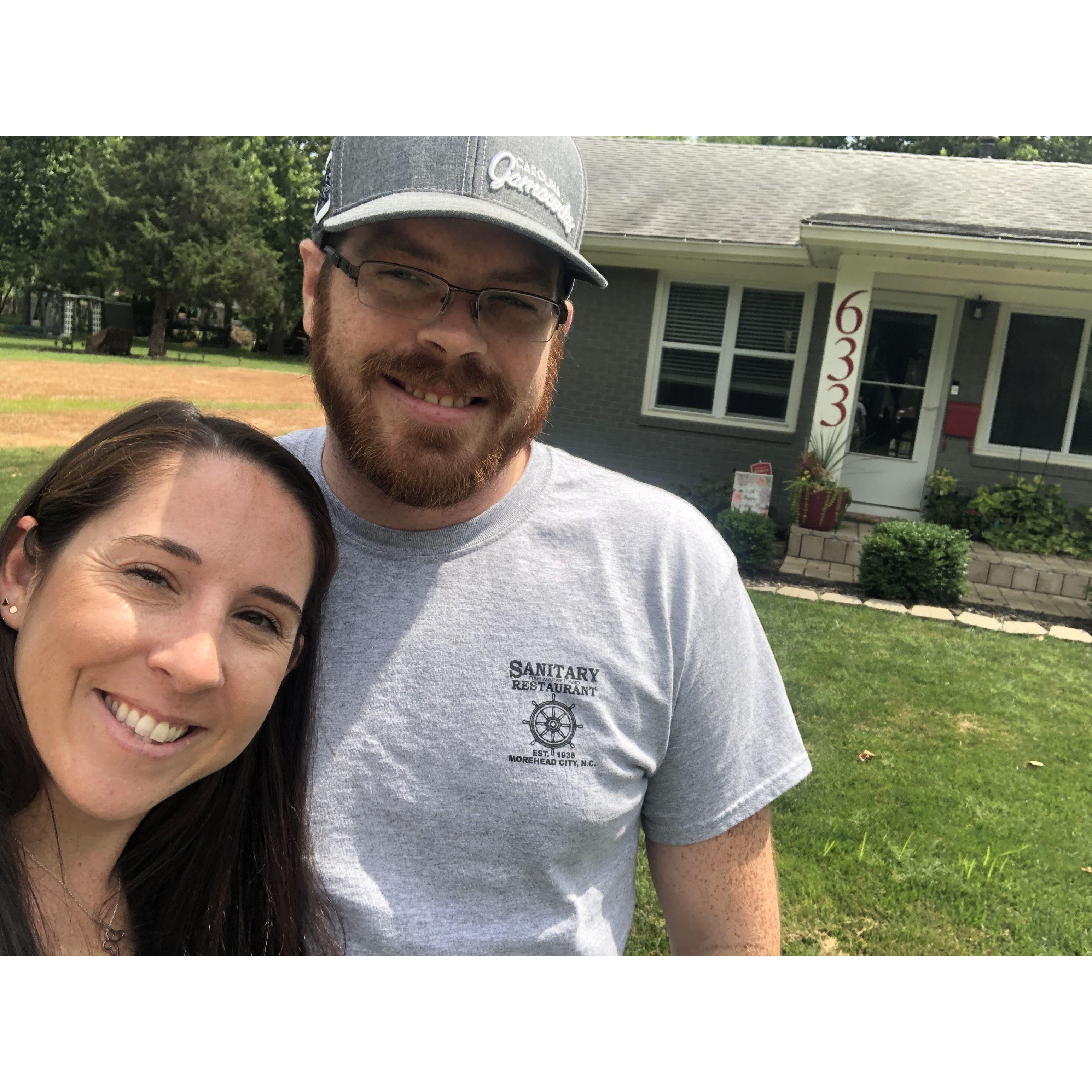 Our first picture after Dalton moved to Kansas!