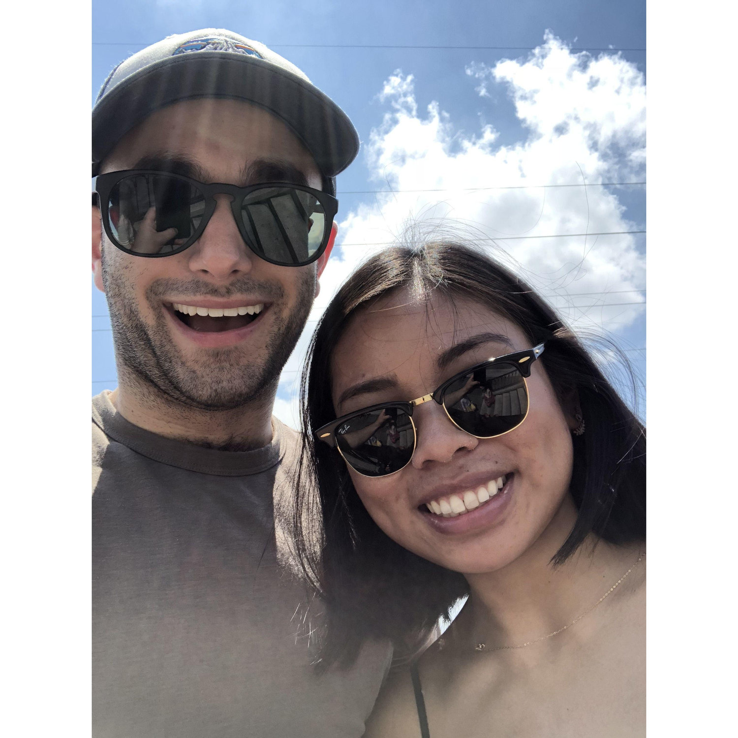 Spring 2018 - Our first photo together!